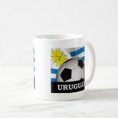 Fußball Uruguay Kaffeetasse (VorderseiteRechts)