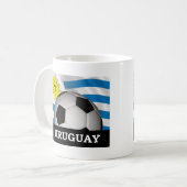 Fußball Uruguay Kaffeetasse (Vorderseite Links)