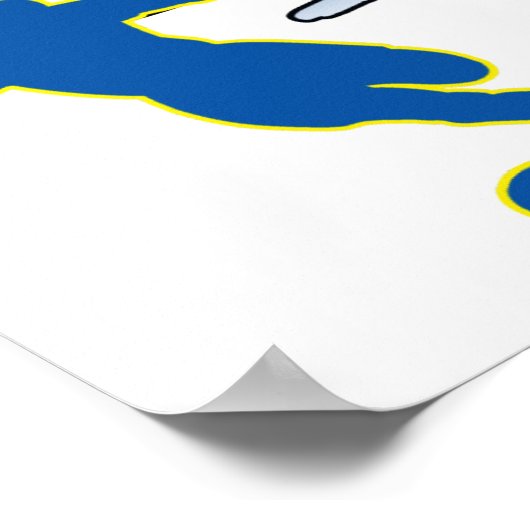 Fußball-Uruguay-Poster Poster (Ecke)