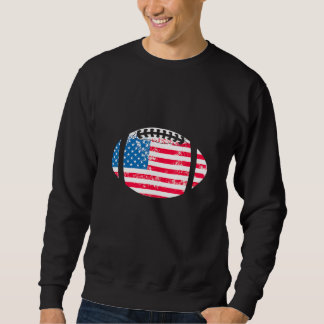 Fußball US-Flagge Liebe Amerika Fußball Sweatshirt