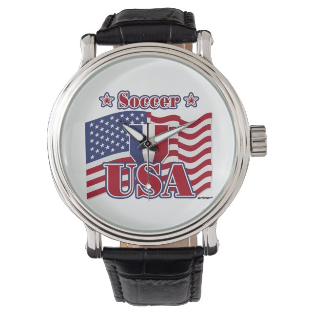 Fußball USA Armbanduhr (Vorderseite)