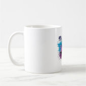 Fußball USA Grungy Color Splashes Kaffeetasse (Links)