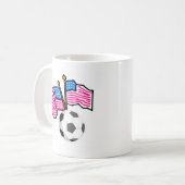Fußball (USA) Kaffeetasse (Vorderseite Links)