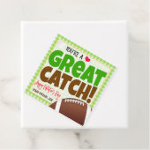 Fußball-Valentine-Geschenkmarke Geschenkanhänger (Beispiel)