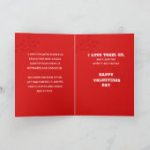 Fußball-Valentinstag-Karte Karte (Innenseite)