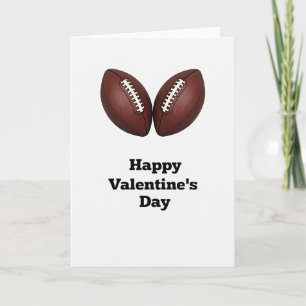 Fußball Valentinstagskarte Karte
