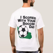 Fußball-Vater 2 T-Shirt (Rückseite)