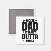Fußball-Vater _8 Magnet (Vorderseite/Rückseite)