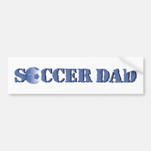 Fußball-Vater-Autoaufkleber Autoaufkleber (Vorne)