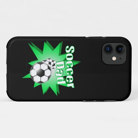 Fußball-Vater Case-Mate iPhone Hülle (Rückseite (Horizontal))
