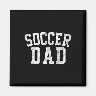 Fußball-Vater Clic Fettgedruckte Schrift Vatertag Magnet