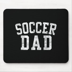 Fußball-Vater Clic Fettgedruckte Schrift Vatertag Mousepad