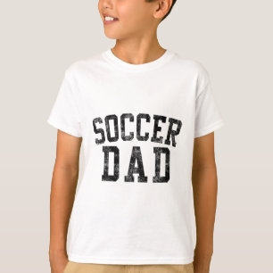 Fußball-Vater-Geburtstag Clic Fett Schrift Fußball T-Shirt