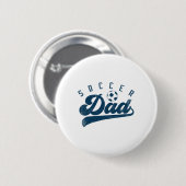 Fussball-Vater-Geschenke Papa Vatertag Button (Vorne & Hinten)
