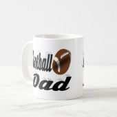 Fußball Vater Halbtext Kaffee Tasse (Vorderseite Links)