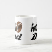Fußball Vater Halbtext Kaffee Tasse (Mittel)