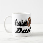 Fußball Vater Halbtext Kaffee Tasse (Links)