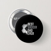 Fußball-Vater je Vater39-Tag Fußball Button (Vorne & Hinten)