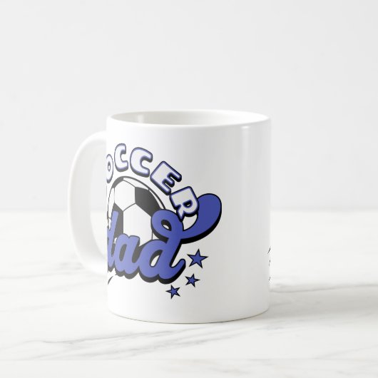 Fußball-Vater Kaffeetasse (Vorderseite Links)