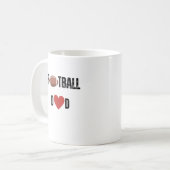 Fußball-Vater Kaffeetasse (Vorderseite Links)