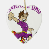 FUSSBALL-VATER KERAMIKORNAMENT (Rechts)