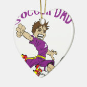 FUSSBALL-VATER KERAMIKORNAMENT (Links)