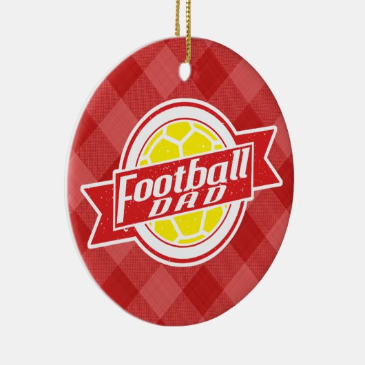 Fußball-Vater Keramikornament (Rechts)