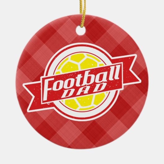 Fußball-Vater Keramikornament (Vorne)