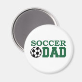 Fußball-Vater Magnet (Vorderseite/Rückseite)