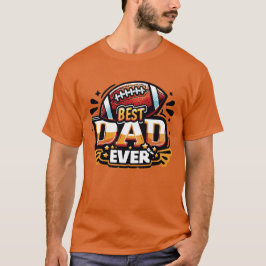 Fußball Vater Moderner Vater Ever Orange T-Shirt