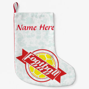 Fußball-Vater Personalisierter WeihnachtsStrumpf Kleiner Weihnachtsstrumpf