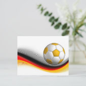 Fußball-Vater Postkarte (Stehend Vorderseite)