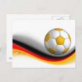 Fußball-Vater Postkarte (Vorne/Hinten)
