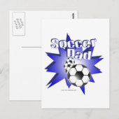 Fußball-VATER Postkarte (Vorne/Hinten)