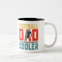 Fußball Vater Retro Text Design