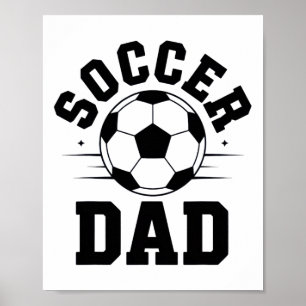 Fußball-Vater-Shirt für stolze Väter Wochenend-Spo Poster