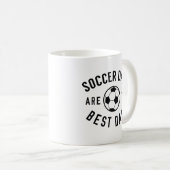 Fußball-Vater sind die besten Vater Kaffeetasse (VorderseiteRechts)