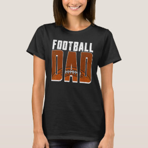 Fußball Vater Sport Retro Vintag Ball Vatertag T-Shirt