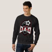 Fußball-Vater Sport Sweatshirt (Vorne ganz)