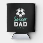 Fußball-Vater Stolz Vater des Sportspielers Kind Dosenkühler (Vorderseite)