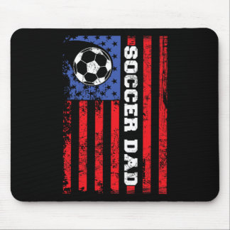 Fußball-Vater USA-Flagge All American Väter  Mousepad