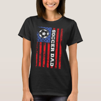 Fußball-Vater USA-Flagge All American Väter  T-Shirt
