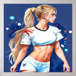 Fußball vereint die Welt Poster