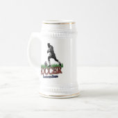Fußball Verließ mich hier Bierglas (Vorderseite Links)