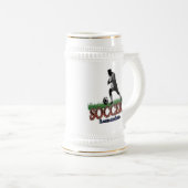 Fußball Verließ mich hier Bierglas (VorderseiteRechts)