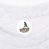 Fußball Verließ mich hier Etiketten (Befestigt)