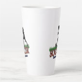 Fußball Verließ mich hier Milchtasse (Vorderseite)