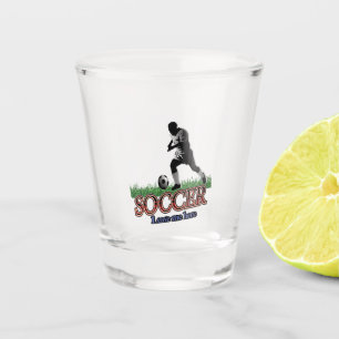 Fußball Verließ mich hier Schnapsglas