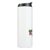 Fußball Verließ mich hier Thermosbecher (Nach links gedreht)