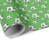 Fußball-Verpackungspapier Geschenkpapier (Rolleneckpunkt)